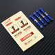 thumbnail image 3 of Vogacara RCGOFFLOW-Juego de varillas de enlace de dirección, distancia entre ejes de aleación de aluminio, 4 Uds., para 1/24 Rc, conjunto de Kits de construcción modelo Azul oscuro, 3 of 5