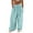 Light Blue, variant on Women's Casual Pants 2025 Women's Cargo Pants Baggy Wide Leg Pants Black Loose High Waist Sweatpants Multi Pockets