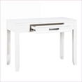 thumbnail image 3 of Desks | Transitional Rustic Writing Desk with 1 Drawer | 42” Wide | White | Wood, 3 of 7