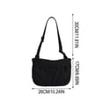 thumbnail image 2 of Bolso bandolera de lona para mujer, bolso de hombro, riñonera, bolso pequeño – Correa ajustable y desmontable, diseño ligero y compacto, ideal para el día a día, uso casual y viajes., 2 of 5