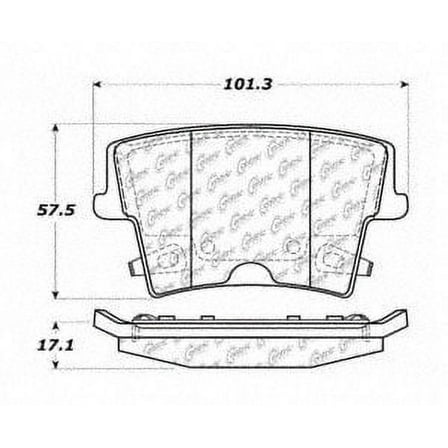 Centric Parts - Ceramic Pads