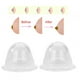 thumbnail image 5 of Corrector de pezones, 1 par/caja, silicona de grado alimenticio, ayuda para la alimentación, pezones planos e invertidos para mujeres, ex succionador Enlager Ecomeon no, 5 of 6
