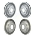 thumbnail image 1 of Genius Front Rear Coated Disc Brake Rotors Kit for Car Honda Civic Insight KG-101199, 1 of 9