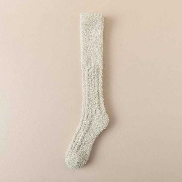 Calcetines para mujer, pantuflas, calcetines de invierno cálidos con forro polar, calcetines acogedores, suaves, gruesos y peludos, calcetines navideños para mujer