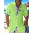 thumbnail image 4 of Men's Summer Vacation Seaside Casual Shirts, 4 of 5
