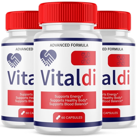 Vitaldi Blood Support Pills Advanced Formula Vitamin Supplement 180 Capsules