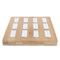thumbnail image 4 of Organizador de Caja de Soporte de Bandeja de Exhibición de Joyería de de de material cuero Sintético Y Cuero blanco, 4 of 7