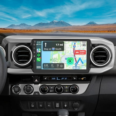 Android 13 Car Stereo for Toyota Tacoma 2016-2022 Wireless Apple Carplay & Android Auto, 10.1" QLED Head Unit GPS Radio 3G RAM+32G ROM BT WiFi