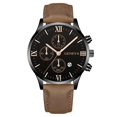 thumbnail image 3 of Resicozy Men Watches Quartz Watch Casual Men's Wrist Watches Date Display Mens Watch with Leather Strap, 3 of 3