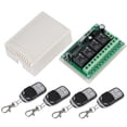 thumbnail image 1 of Relay Receiver Switch Transmitter With Receiver, Remote Control Relay, Multi-function For Motor For Light Wireless Door Alarm Wireless Security Alarm, 1 of 8