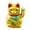 Bright Gold, variant on Electric Waving Lucky Cat 5Inch For Store Opening Desk With Swinging Arm And Gold Nugget Battery Operated Ornament