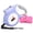 Purple, variant on Retractable Dog Leash with LED Light 5m Extendable Dog Lead for Small Medium Puppis up to 25kgs, One-Hand Brake & Lock System, Ergonomic Handle - Red