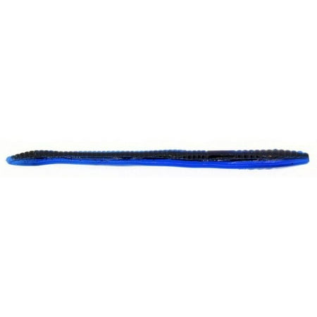 Zoom Finesse Worm Soft Bait Black Blue Bruizer