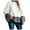 A, variant on Herrnalise Women's Knitted Crop Tops Stitching Personality Fashion Sweater Pullover Sweater Pullover Jumper Sweaters