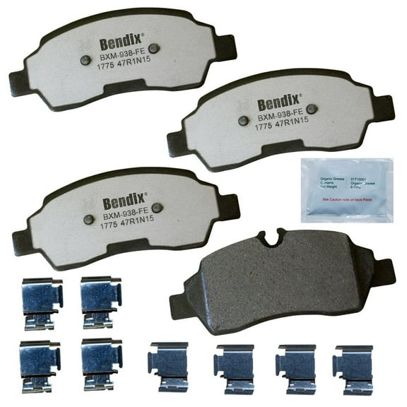 Bendix Brakes Disc Brake Pad Set Fits select: 2015-2019 FORD TRANSIT