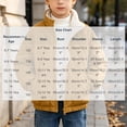 thumbnail image 3 of DJDLJWCJ Boys Winter Coat Fleece Lined Thicken Warm Quilted Jacket Solid Color Comforty Down Jacket Yellow Size 7, 3 of 9