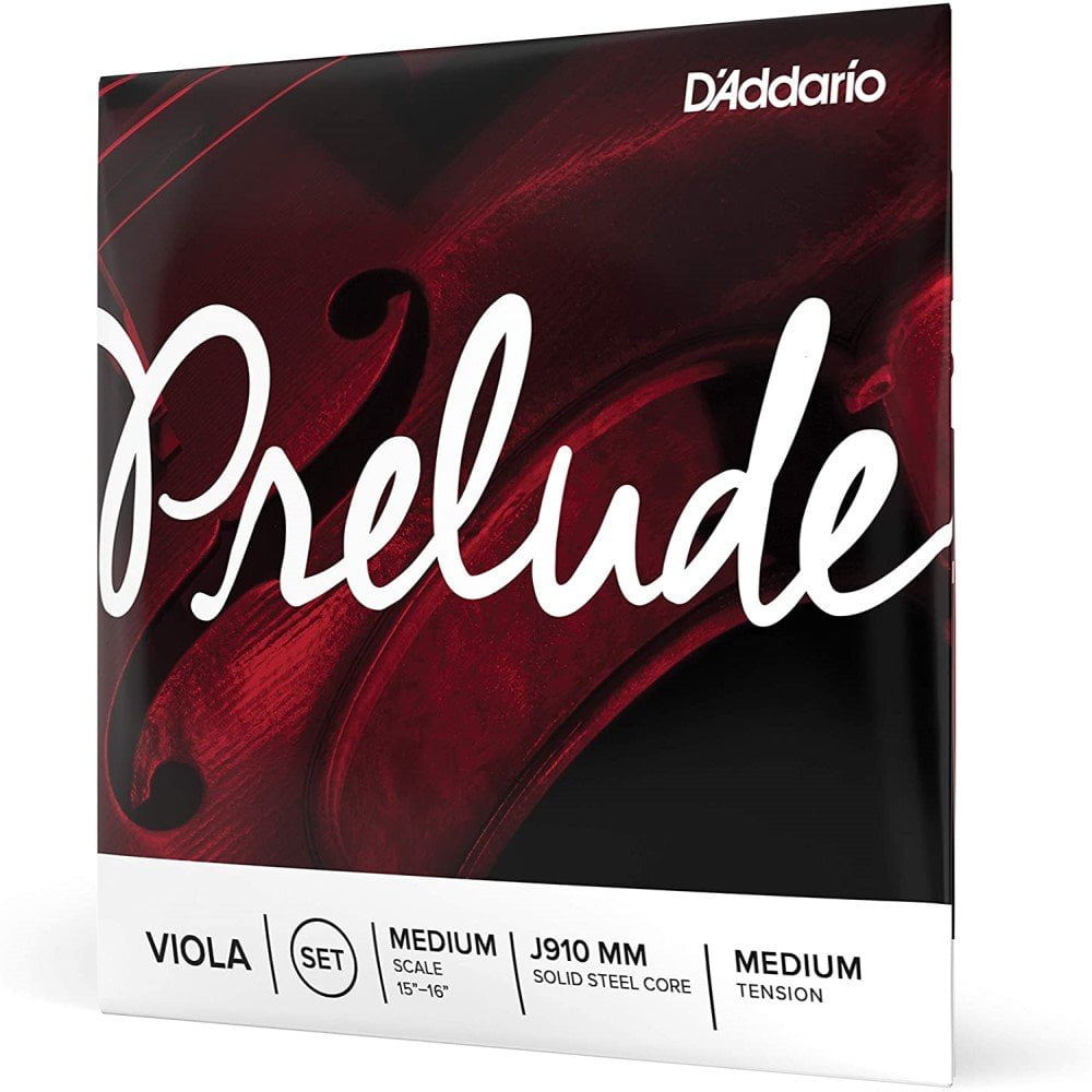 D'Addario Prelude Viola String Set, Medium Scale, Medium Tension