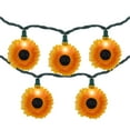 thumbnail image 3 of Northlight Sunflower Patio Light Set - 6' Green Wire - 10ct, 3 of 6