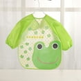 thumbnail image 3 of Baby Bibs Waterproof Long Sleeve Bib Cute Cartoon Unisex Feeding Soft Bibs with Pocket Infant Toddler Smock Bibs, 3 of 3