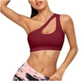 thumbnail image 2 of GaThRRgYP Bras for Women GaThRRgYP Women's One-shoulder Sports Bra Fitness Yoga Quick-drying Shock-proof Vest Running Sports Bra, 2 of 5