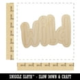 thumbnail image 2 of Wild Fun Text Wood Shape Unfinished Piece Cutout Craft DIY Projects - 6.25 Inch Size - 1/8 Inch Thick, 2 of 7