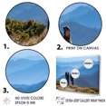 thumbnail image 3 of Designart "Couple Backpacking And Hiking In The Canadian Wilderness" Hiking Floater Framed Wall Decor, 3 of 5