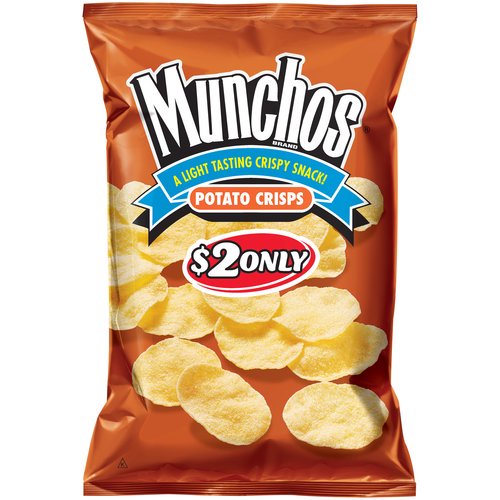 Munchos Light Tasting Crispy Snack Potato Crisps, 4.75 Oz.