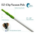 thumbnail image 2 of 5-15 Foot Telescoping Pool Vacuum Pole | Heavy Duty Aluminum Pole for Leaf Skimmers, Pool Brushes and Vacuum Heads | Expandable Swimming Pool Pole, 2 of 6
