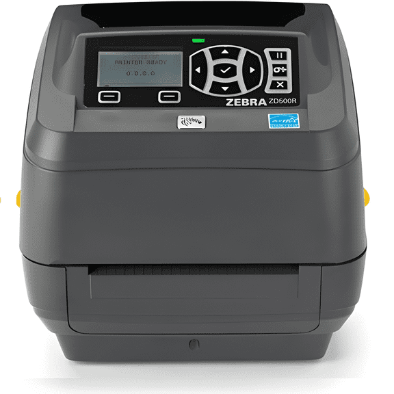 Restored Zebra ZD500R 4-Inch UHF RFID Thermal Transfer Label Printer 203 DPI Ethernet Cutter ZD50042-T212R1FZ