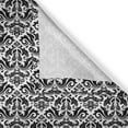 thumbnail image 4 of Ambesonne Damask Window Valance, Design Elements, 54" X 12", Black White, 4 of 5