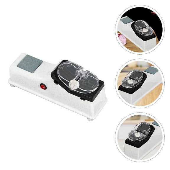 ORDDIART Compact Electric Knives Sharpener for Sharpening and Knife Maintenance in Random Color Plastic 1Pack