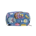 thumbnail image 2 of 6.5x2.5x4 In Printed Makeup Bag Organizer with 5 Compartments Travel Toiletry Pouch Bag Wine Cake, 2 of 6