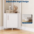 thumbnail image 6 of Ataujin 5-Tier Industrial Corner Bookshelf, Corner Storage Stand, 57'' Storage Rack Organizer, Plant Stand Display Shelf, Easy Assembly Bookcase for Bedroom, Living Room, Home Office, 6 of 7