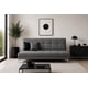 thumbnail image 1 of Sofa Cama Reclinable El Bazar Store Karla Gris Oxford Lino Futon 3 posiciones Abotonado Sala, 1 of 6