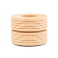 thumbnail image 4 of Mini Wooden Wheels, 1-1/2 Inch Thick Dual Treaded Wheel, 2 inch diameter,  Pack of 4, for Crafts by Woodpeckers, 4 of 7