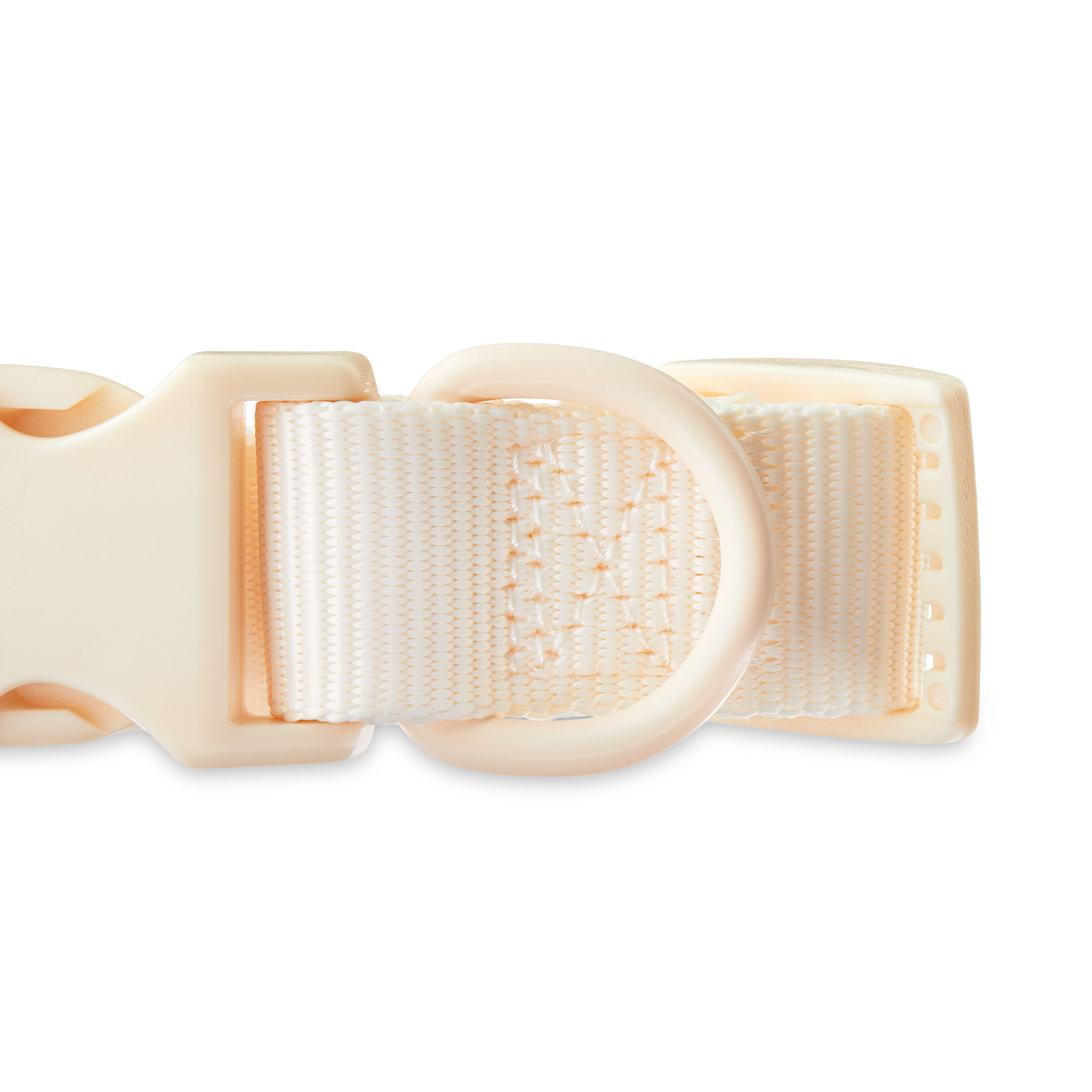 Vibrant Life Solid Adjustable Dog Collar, Large Cream photo 2