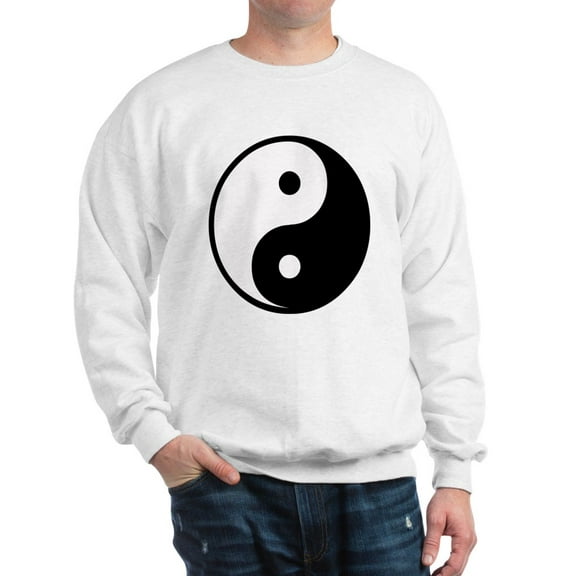 CafePress - Yin Yang Symbol - Crew Neck Sweatshirt