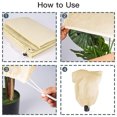 thumbnail image 2 of LCXmlly Frost Protection for Plants Plant Protection Covers Zipper Drawstring Easy Install Frost Protector for Trees, 2 of 9