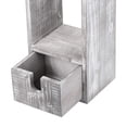 thumbnail image 4 of NEX Toilet Paper Holder, Real Wood Bathroom Toilet Tissue Paper Roll Holder Stand and Dispenser with Storage and Drawer Rustic White (NX-HK123-39), 4 of 7