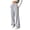 Light Gray, variant on Rexolia Women's High Waist Brushed Fleece Sweatpants Wide Leg Open Bottom Warm Lounge Pants Black L