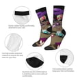 thumbnail image 6 of Pig Invader Zim Adult Socks Breathable Cozy Soft Crew Socks Novelty Casual Calf Stockings For Men Women, 6 of 8