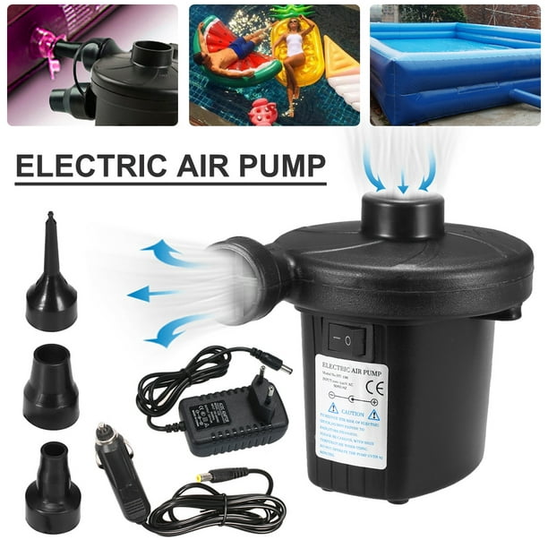 Gonflable Pompe Électrique Matelas D'air Camping Pompe Portable Remplissage  Rapide Pour Voiture À Usage Domestique, Prise 