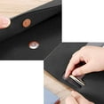 thumbnail image 3 of 3X PU Leather A4 File Folder Document Holder Waterproof Portfolio Envelope Folder Case with Snap Closure(Black), 3 of 7