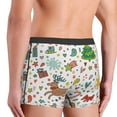 thumbnail image 5 of Disketp Winter Christmas And New Year Deer Men'S Boxer Briefs,Soft And Breathable Cotton Underwear With Comfortflex Waistband, 5 of 9