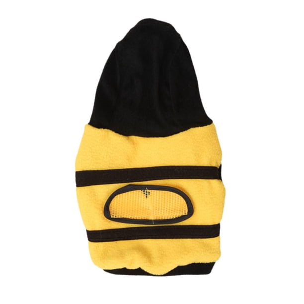 SGACAI Disfraz de abeja para Halloween para mascotas, sudaderas con capucha para perros, disfraz de abeja, disfraz de gato suave para vacaciones