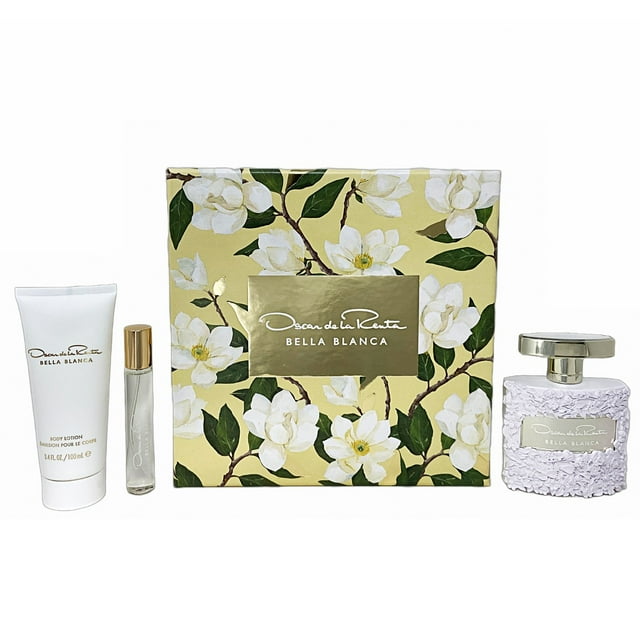 Oscar De La Renta Bella Blanca 3 Pz Para Mujer