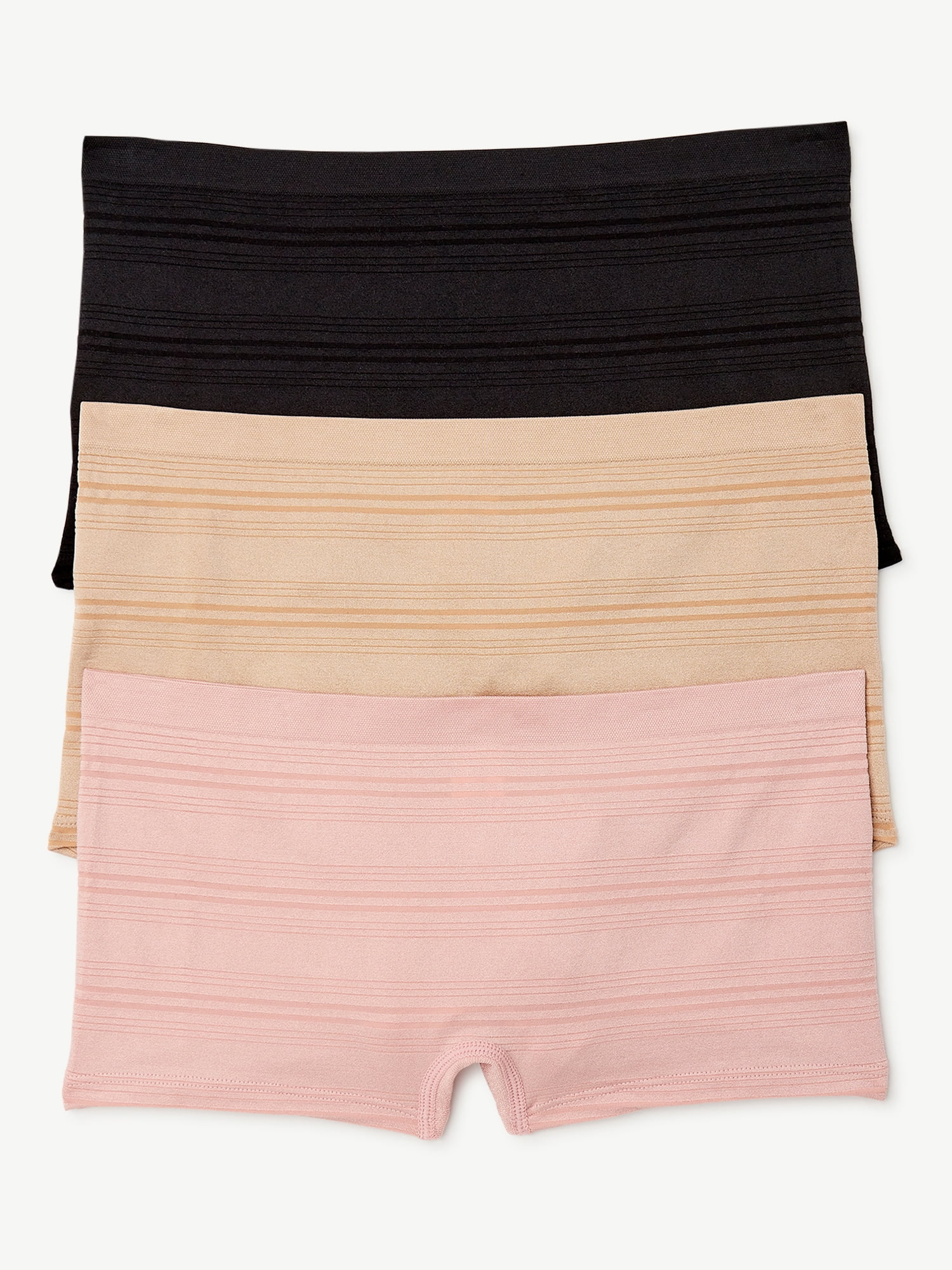 Joyspun Women's Cotton Brief Panties, 6-Pack, Sizes M to 3XL 