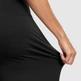 thumbnail image 4 of ZHYou Pants for Womens,High Waisted,Cropped,Wide Leg,Baggy Trousers with Side Slits,Black,Size XL, 4 of 7