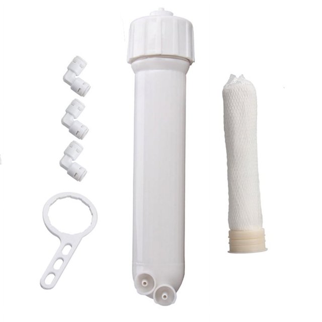 Water Filter Parts Membrane Housing 10inch Fiber Membrane Sediment Filter For 1812/2012 With All Fittings Spanner Accessories