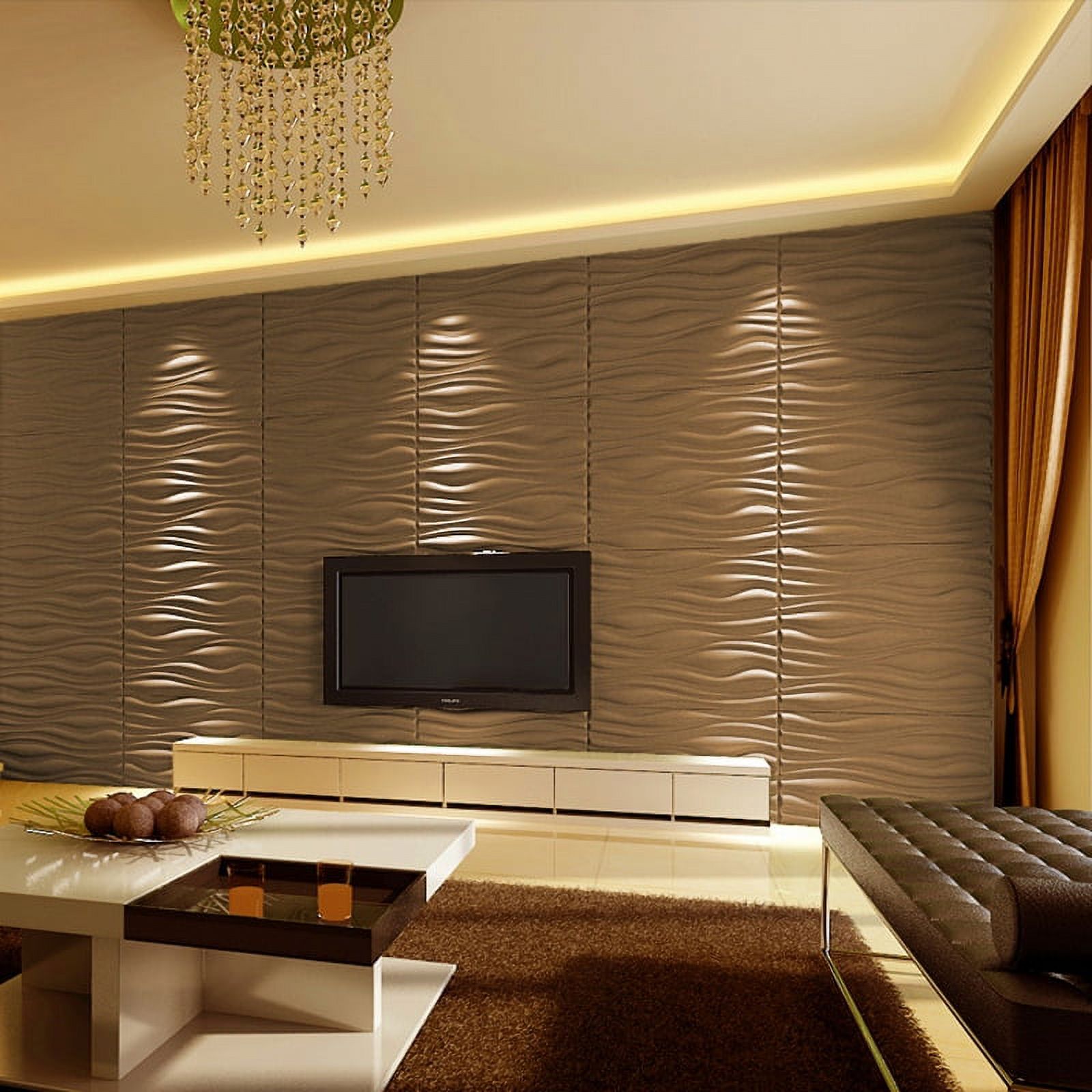 Art3d Wave Design IV 24.6 in. x 31.5 in. PVC 3D Wall India | Ubuy